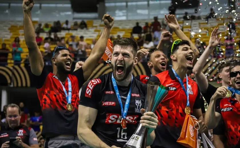 Sesi Bauru conquista título da Superliga masculina de vôlei 2023/2024