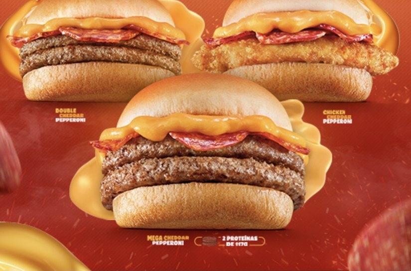 Bob’s transforma cheddar e pepperoni em protagonistas de novo festival de sabor