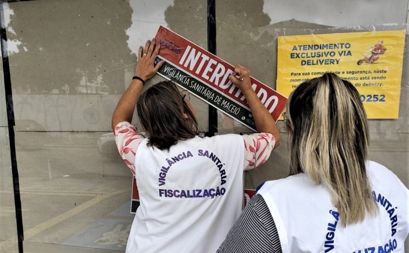 Farmácia é interditada por irregularidades sanitárias na Gruta de Lourdes, em Maceió