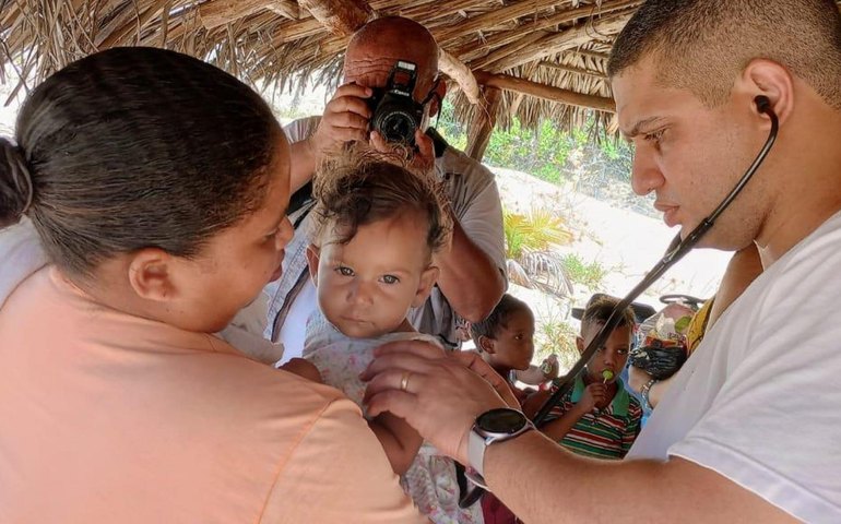 Sesau leva ação itinerante de saúde mental para o Quilombo Pixaim, em Piaçabuçu