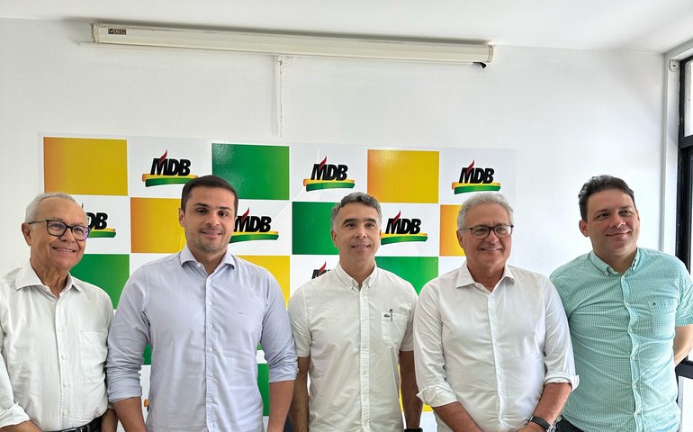 Deputado Rafael Brito assume presidência do MDB Maceió