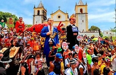 Cortejo cultural leva 40 atrações carnavalescas ao município de Aliança, interior de Pernambuco