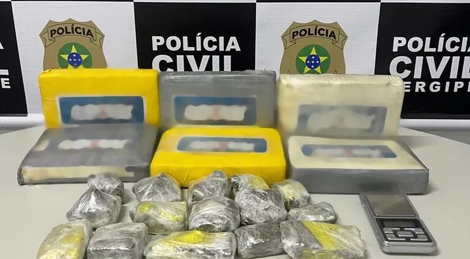 Homem e mulher são presos com sete quilos de drogas em Propriá