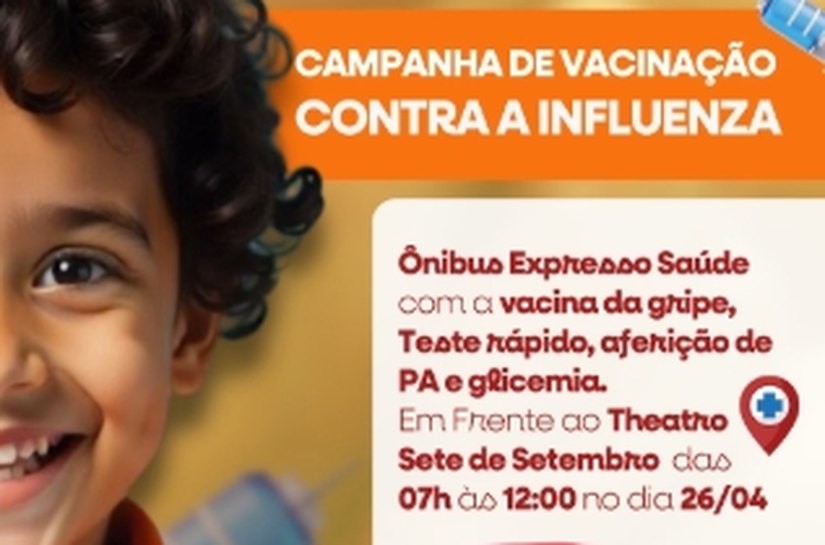 Secretaria de Saúde de Penedo promove vacinação contra a gripe no próximo sábado, 26