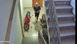 Imagens de câmeras de segurança flagraram possível suspeito de crime que vitimou brasileira no Paraguai. Foto: Reprodição/Internet.