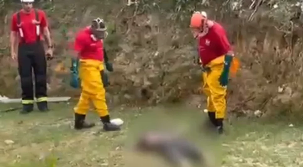 Corpo é encontrado boiando em grota. Fonte: Internet