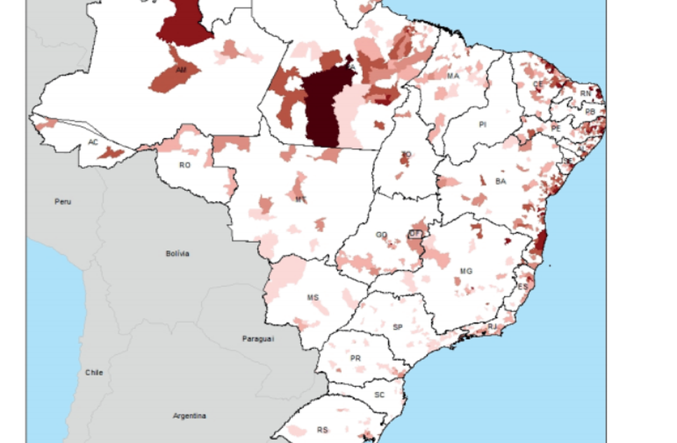 mapa do Brasil / Foto: Ipea