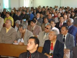 Reunião dos pastores na sede