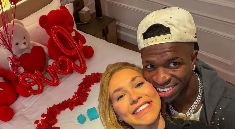 Vinícius Jr. e Virgínia anunciaram namoro nas redes sociais