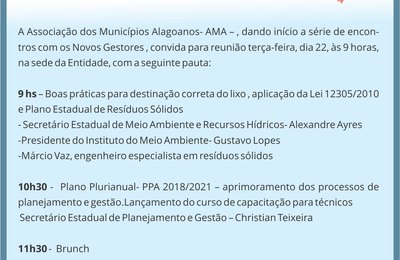 Reunião apresenta a novos prefeitos política de resíduos sólidos