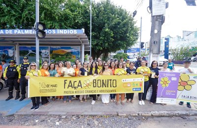 Blitz da Proteção leva conscientização ao trânsito de Palmeira e reforça combate à violência infantil