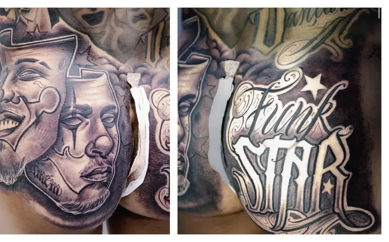 MC Pedrinho toma anestesia para tatuar nádegas e surpreende fãs; veja resultado