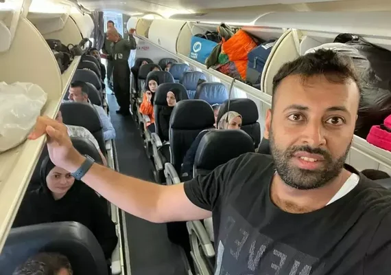 Brasileiros que estavam em Gaza embarcam para o Brasil e devem chegar nesta segunda