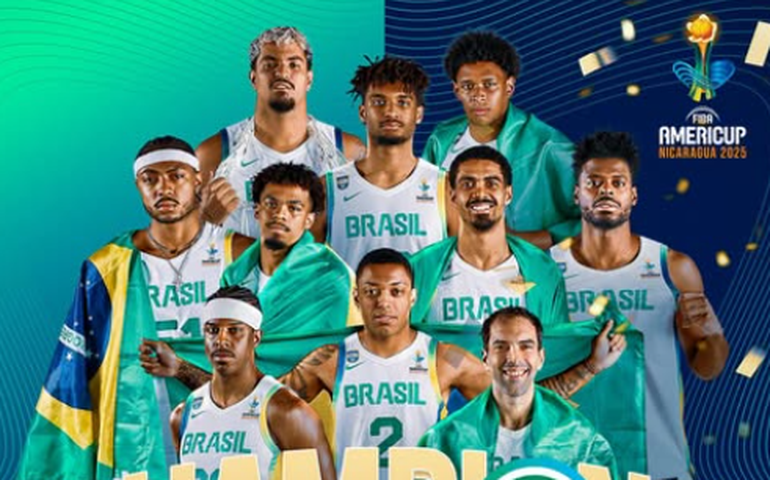 Seleção masculina de basquete derrota Argentina e se sagra campeã da Americup