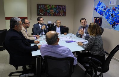 MPAL recebe Diretoria da Fecomércio e Sesc/Senac para formulação de convênio em prol de populações vulneráveis