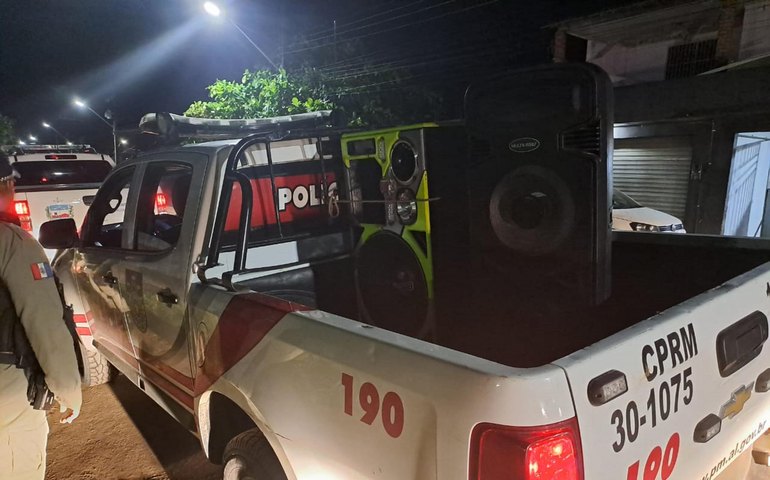 Operação na Base do Sossego apreende dez equipamentos sonoros em Maceió e Marechal Deodoro
