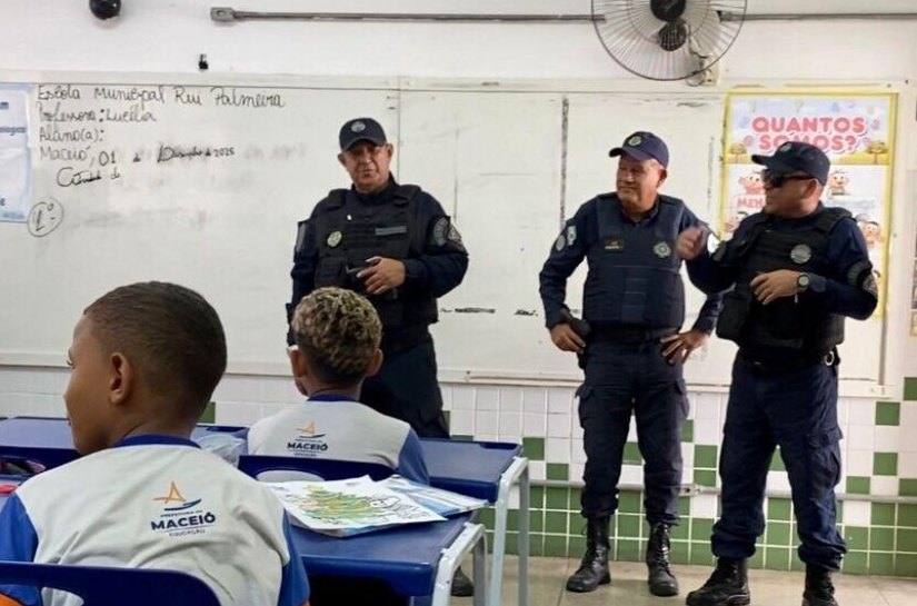 Guarda Municipal reforça segurança estudantil por meio do programa Patrulha Escolar