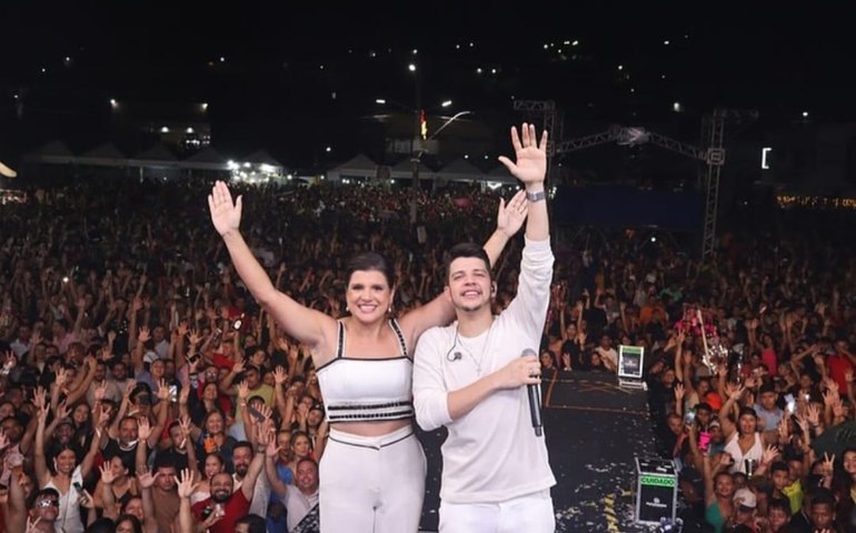 Prefeita Marcela Gomes comemora sucesso de mais uma edição do Novo Lino Fest