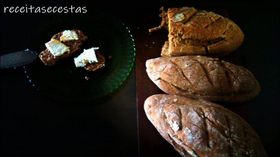 Pão integral caseiro