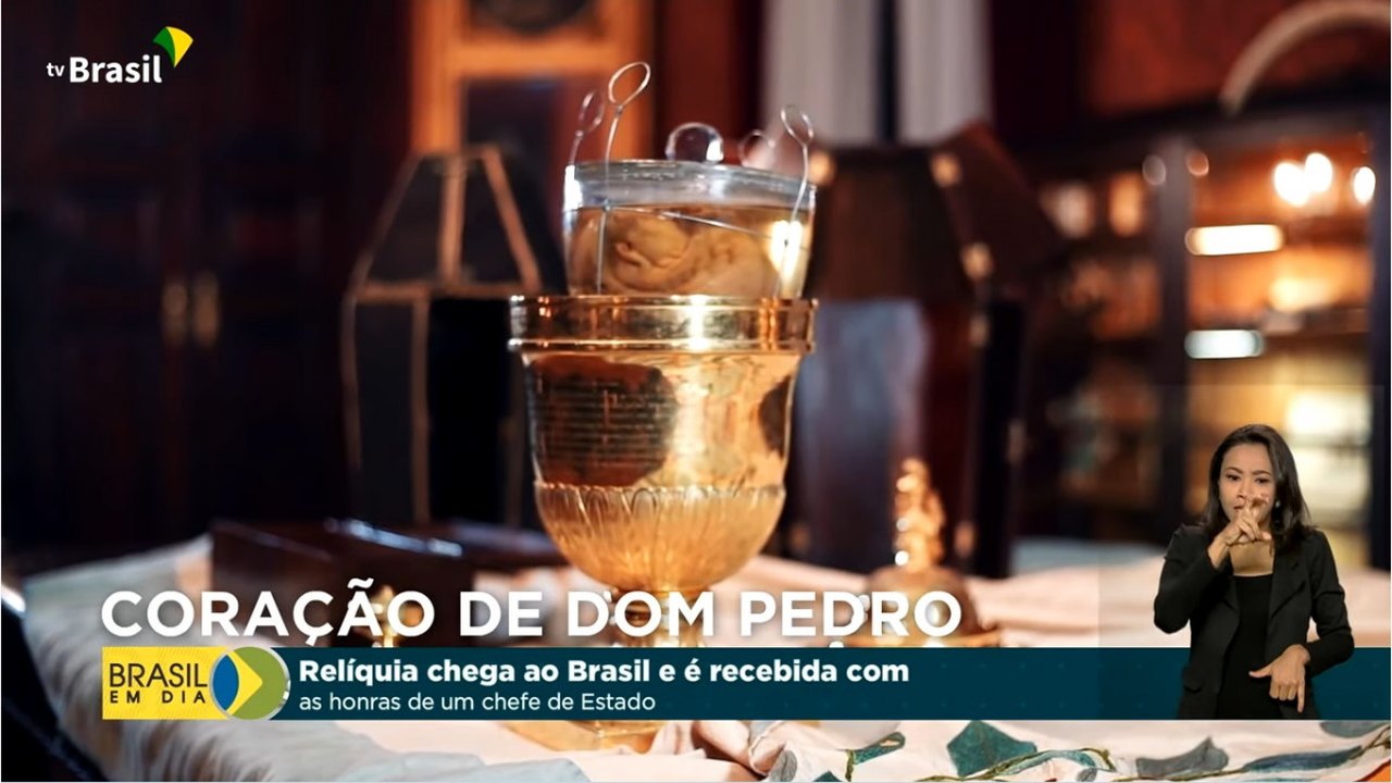 Coração de Dom Pedro I será exposto ao público