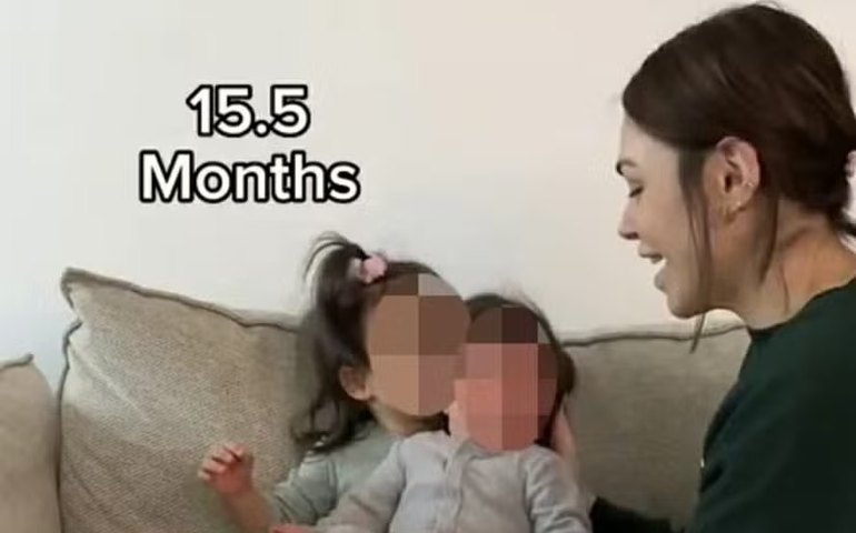 'Meus gêmeos nasceram com nove dias de diferença', conta mãe; entenda o caso raro