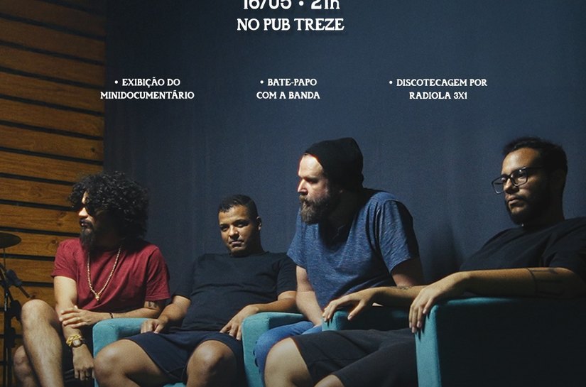 Com entrada franca, banda Casa da Mata lança minidoc no Pub Treze nesta sexta (16)