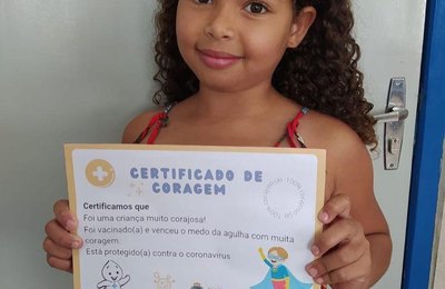 Campanha de vacinação infantil contra a COVID-19 avança nas escolas municipais de Santana