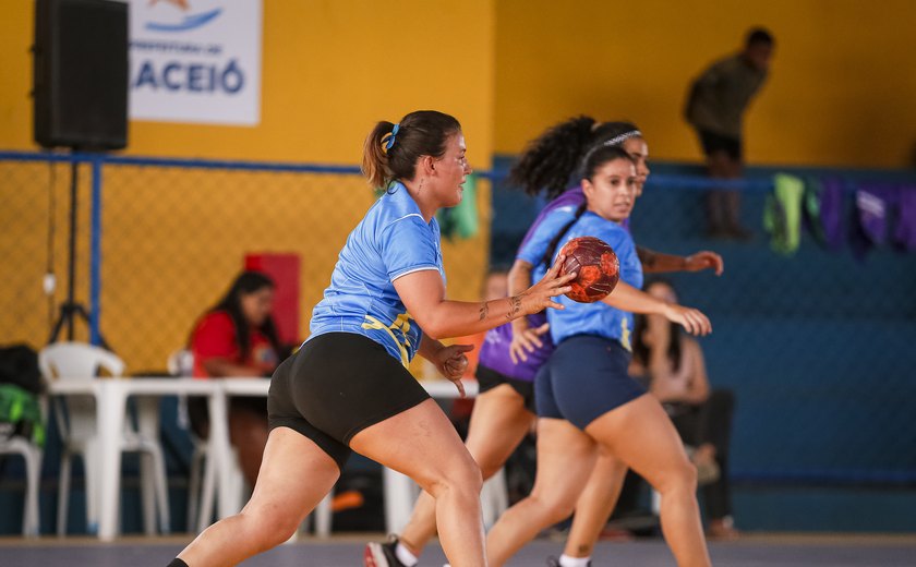 Duelos no handebol marcam segundo dia dos Jogos dos Servidores de Maceió