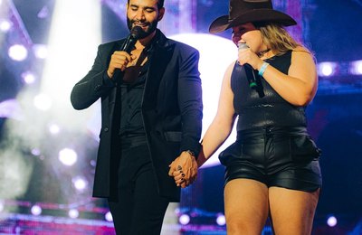 Jovem cantora paranaense impressiona Gusttavo Lima em Curitiba