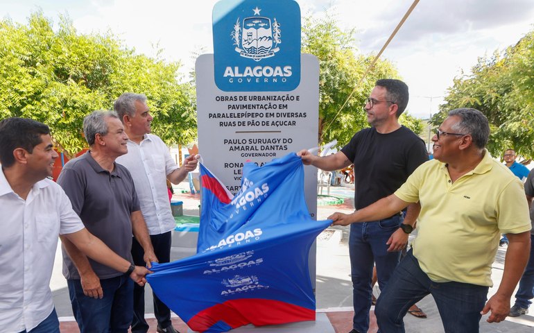 Paulo Dantas inaugura obras e assina ordem de serviço para fortalecer o turismo em Pão de Açúcar