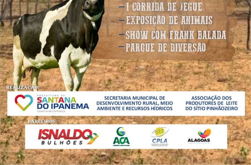 Festa do Leite de Santana do Ipanema tem início nesta sexta-feira (10)