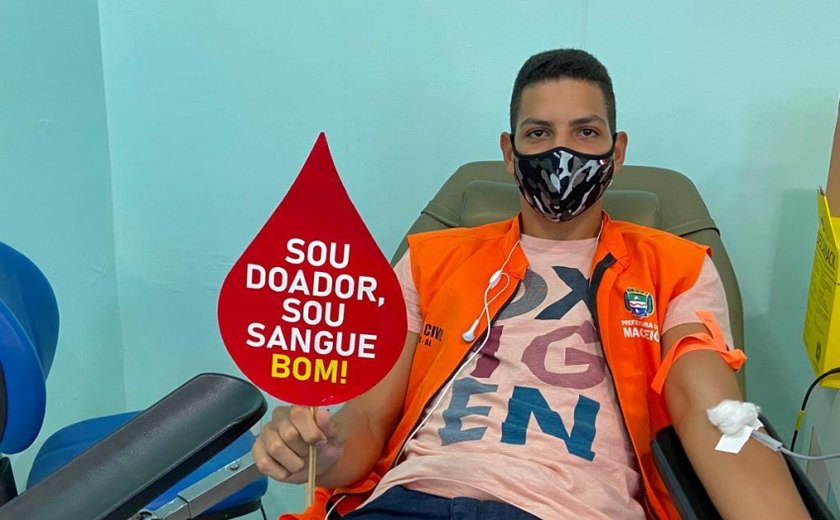 Defesa Civil Municipal realiza mutirão de doação de sangue