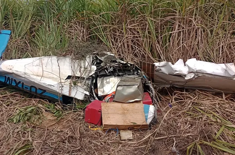 Avião monomotor transportando 180 quilos de drogas cai em Coruripe