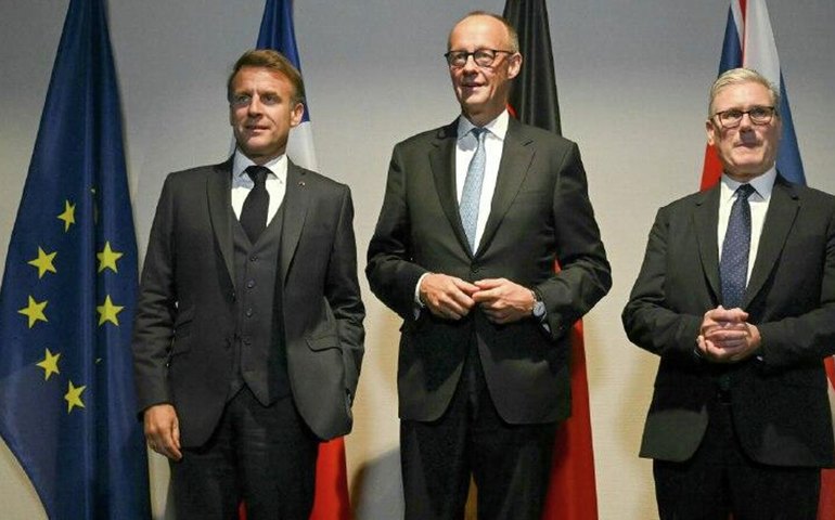 Merz, Macron e Starmer conversam com Zelensky e destacam esforços de paz dos EUA