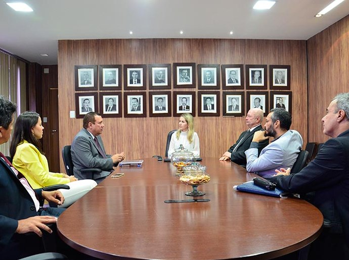 Visita de cortesia Ministro do TCU, Marcos Bemquerer ao TCE/AL
