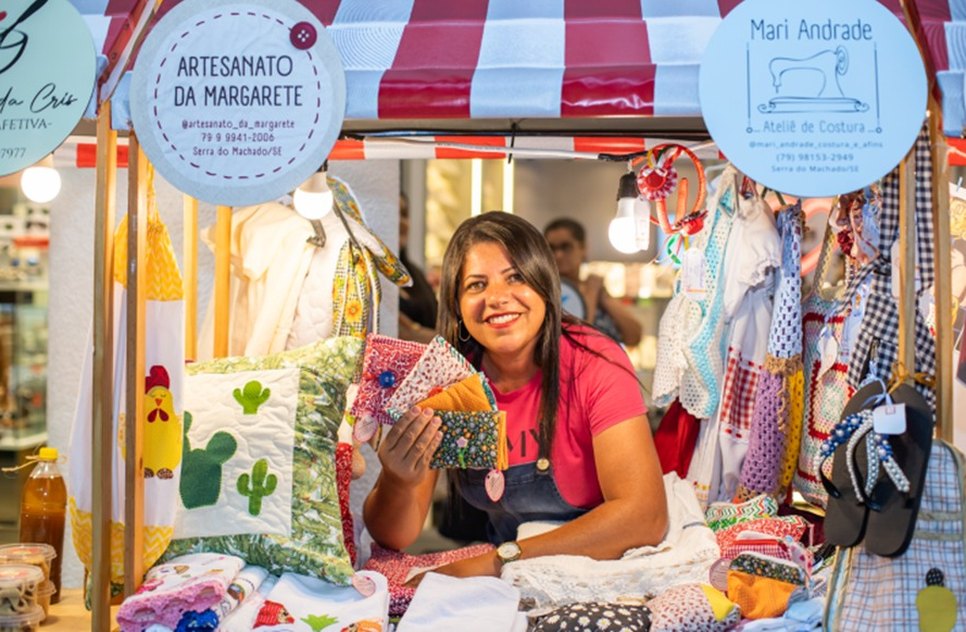 Shoppings reúnem expositores de produtos artesanais em Aracaju