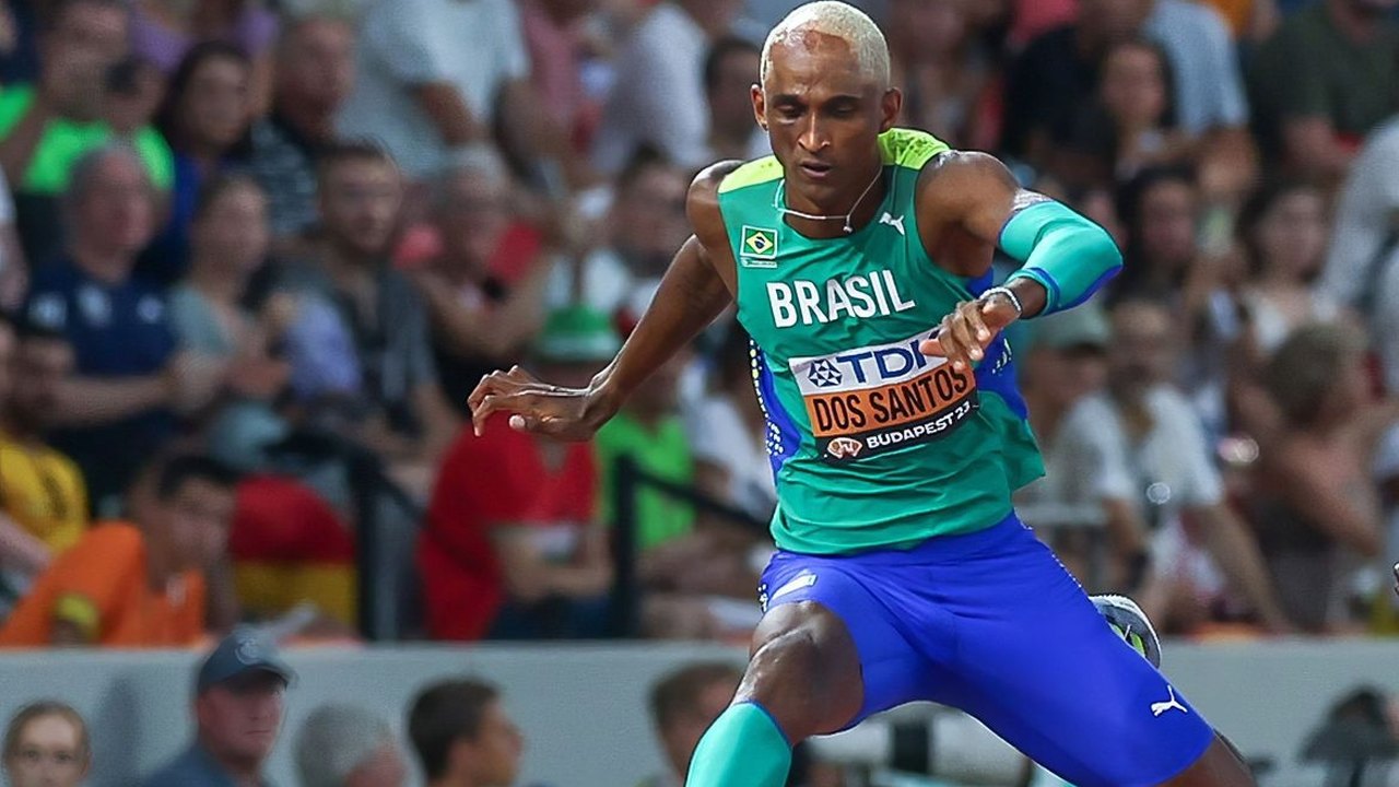 Alison dos Santos melhora performance e leva bronze na Liga Diamante