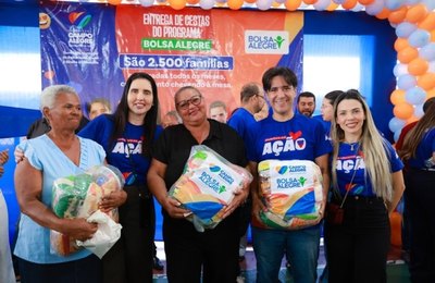 Prefeitura de Campo Alegre faz mais uma entrega mensal das cestas do Bolsa Alegre