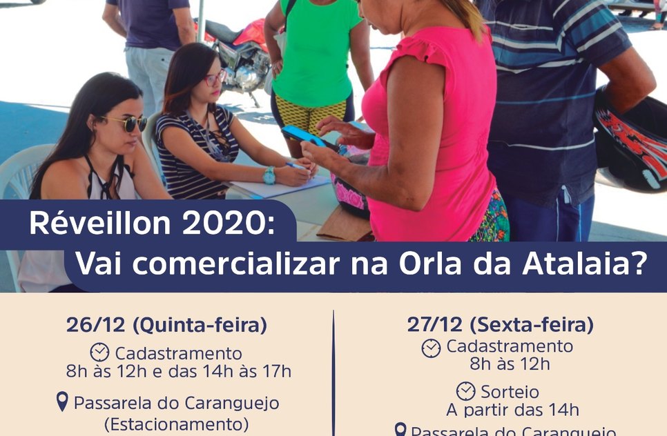 CADASTRAMENTO PREFEITURA DE ARACAJU RÉVEILLON