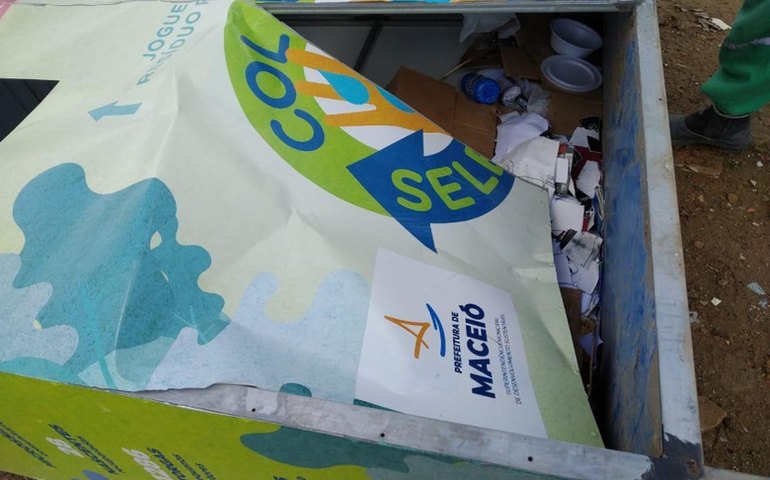 Vandalismo em Pontos de Entrega Voluntária gera despesa extra para a Prefeitura de Maceió