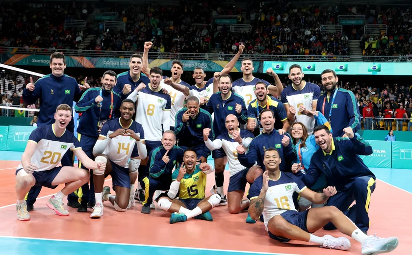 Pan: invicto, Brasil bate Cuba e vai às semifinais do vôlei masculino