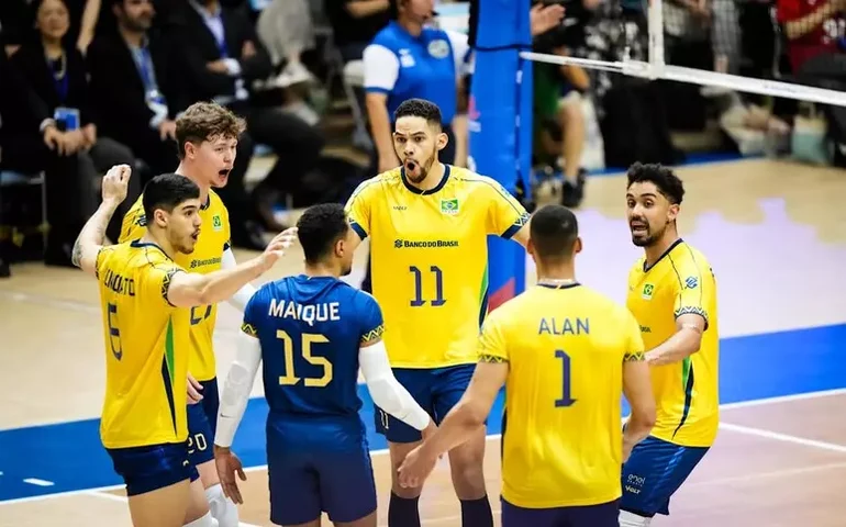 Brasil vence Japão e confirma vaga no mata-mata da VNL