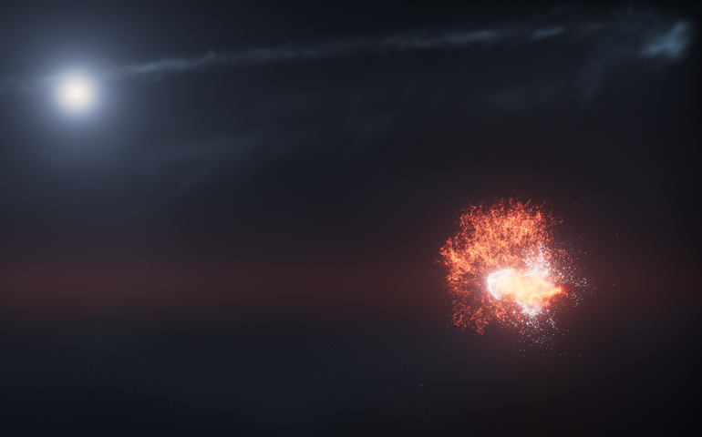 Hubble detecta nova colisão de asteroides no jovem e turbulento sistema Fomalhaut (IMAGENS)