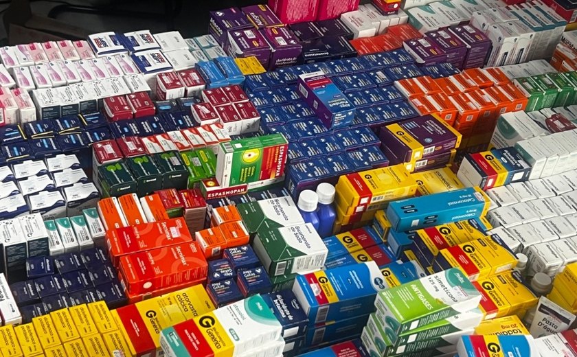 Vigilância Sanitária apreende medicamentos vendidos irregularmente em supermercado de Maceió