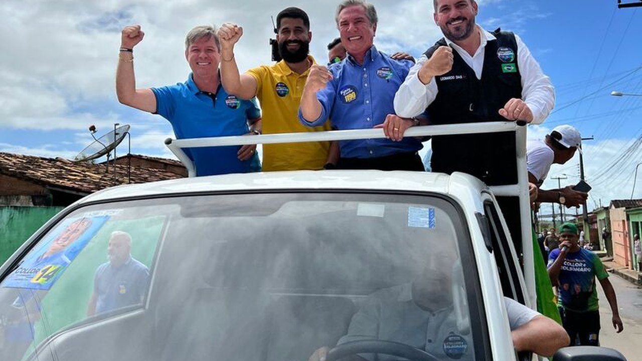 Em carreatas pelo Agreste, Collor e Léo Dias recebem apoio popular e de lideranças