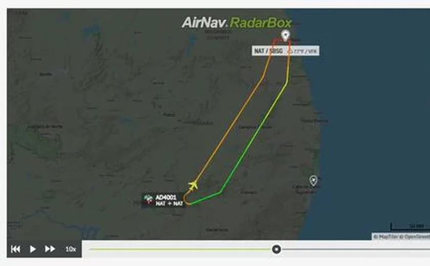 Piloto declara 'mayday' após decolagem em voo de Natal e avião volta para aeroporto