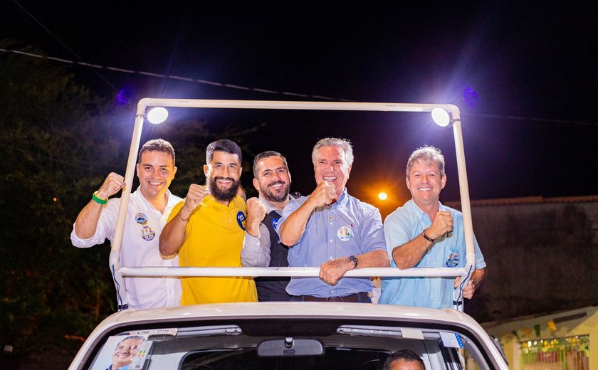 Vergel do Lago abraça Caravana Verde e Amarelo de Collor e confirma apoio a sua candidatura