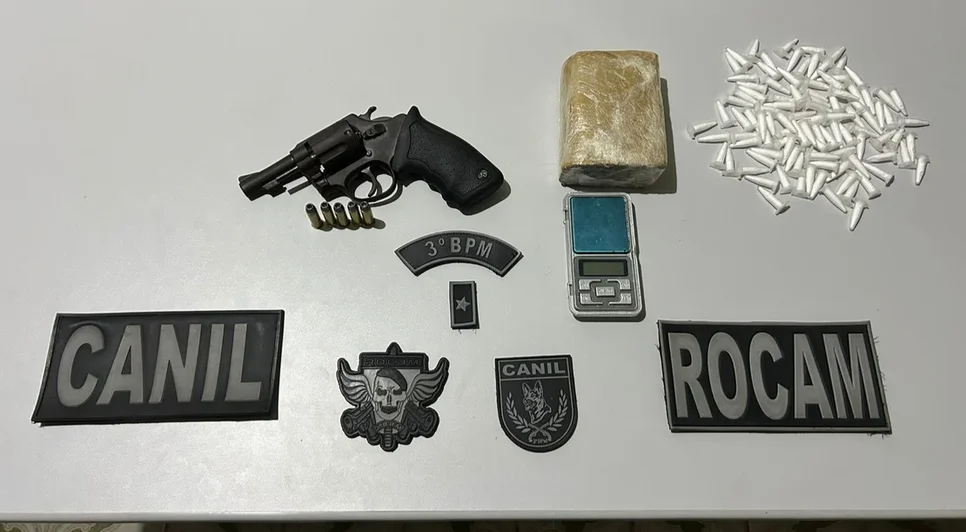 Suspeito foi detido após polícia receber denúncias anônimas. Foto: Reprodução.