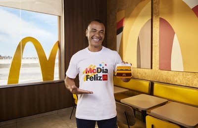 Cafu entra em campo como embaixador do McDia Feliz 2026