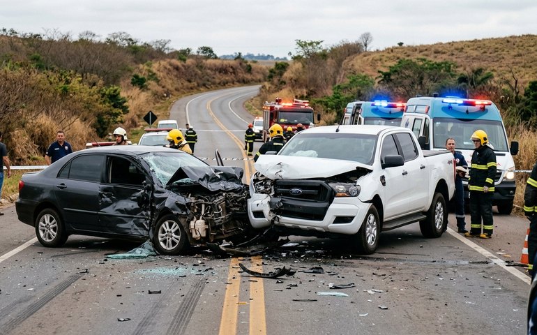 Jovens casados há 20 dias morrem em colisão entre carro e caminhonete em Itapira (SP)